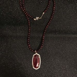Kendra Scott Marlowe in Bordeaux Tigers Eye